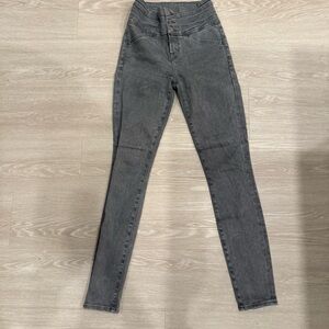J Brand Women's Gray High-Waisted Jeans